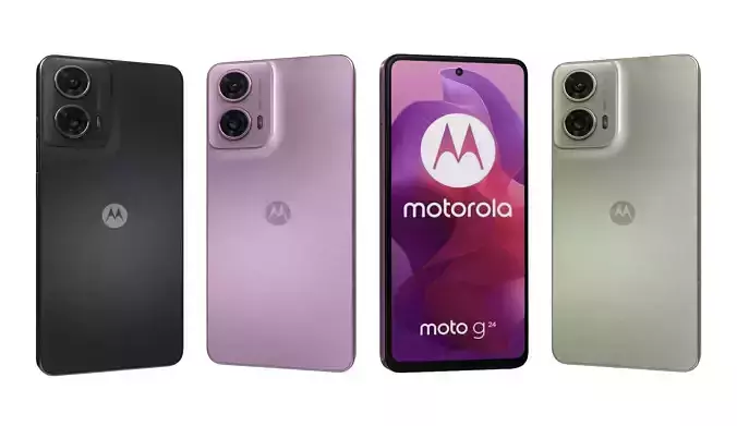 Motorola Moto G24 All Colors High Poly
