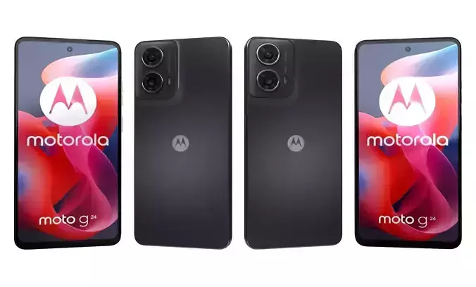 Motorola Moto G24 Black High Poly
