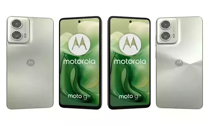Motorola Moto G24 Green High Poly