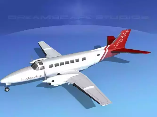 Beechcraft B99 Laughlin Charter 3D model