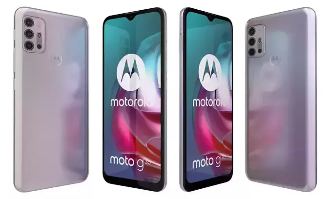 Motorola Moto G30 Pastel Sky High Poly