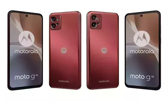 Motorola Moto G32 Red High Poly