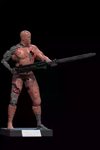 Terminator T-800 Infiltrator High Detal