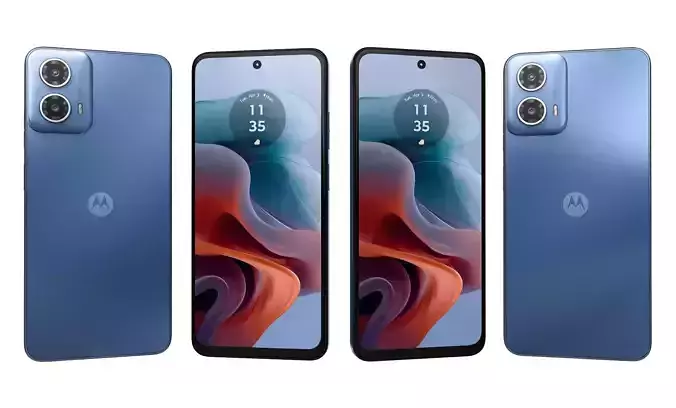 Motorola Moto G34 5G Light Blue High Poly