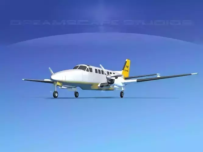 Beechcraft B99 Northeastern Express 3D model