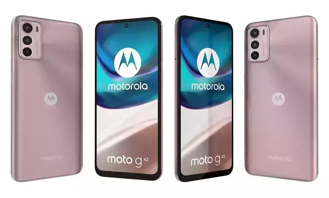Motorola Moto G42 Metallic Rose High Poly