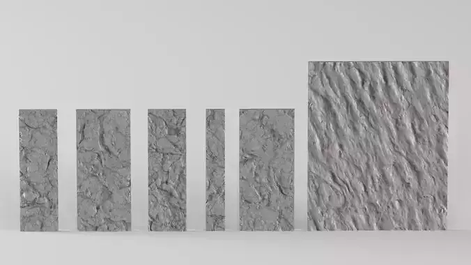 001683 Stone Wall Panel Set