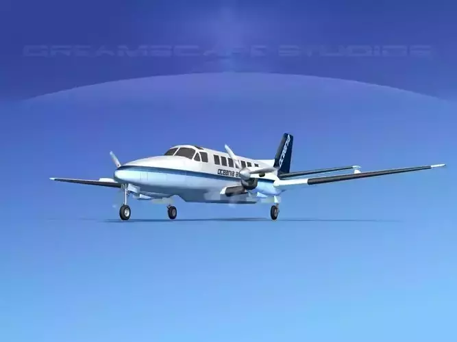 Beechcraft B99 Oceania Express 3D model