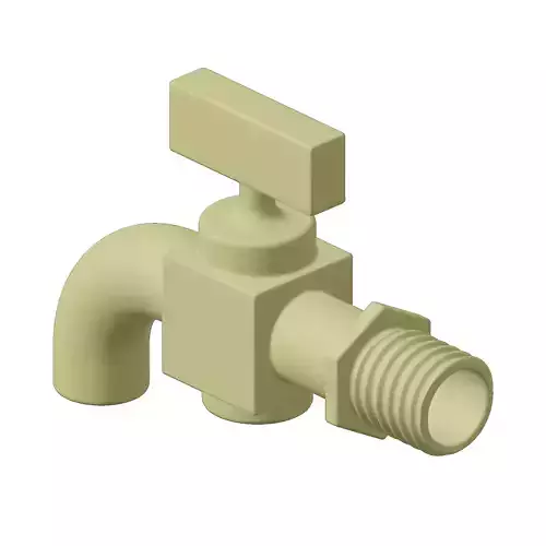 Plastic Exquisite Taper Faucet Toy