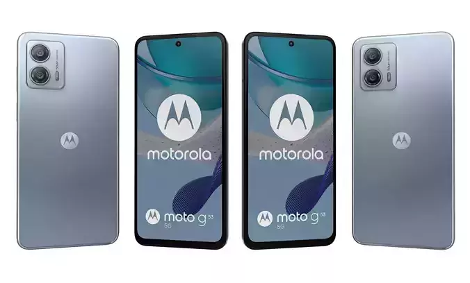 Motorola Moto G53 Blue High Poly