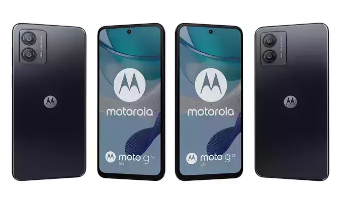 Motorola Moto G53 Matte Charcoal High Poly