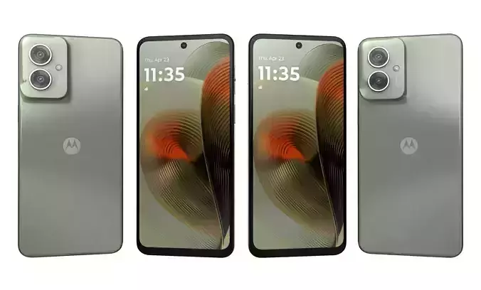 Motorola Moto G55 5G Smoky Green High Poly