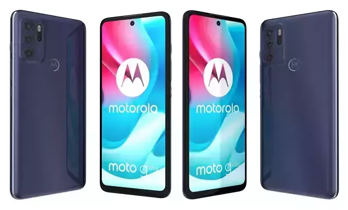 Motorola Moto G60s Blue High Poly