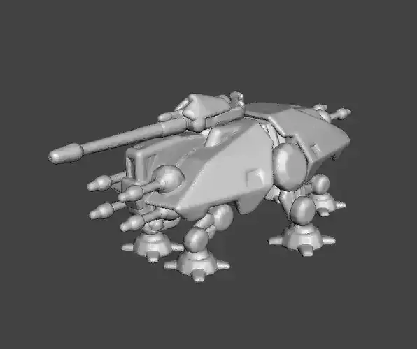 6MM SCALE AT-TE WALKER MINIATURE MODEL FOR SCIFI GAMES EPIC