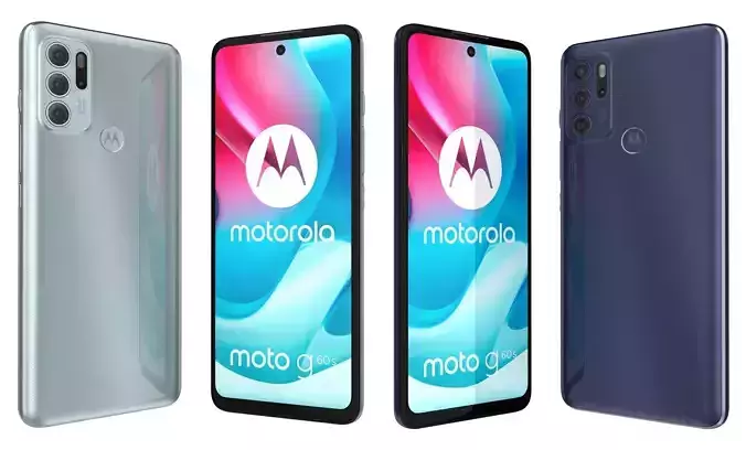 Motorola Moto G60s Blue And Green High Poly