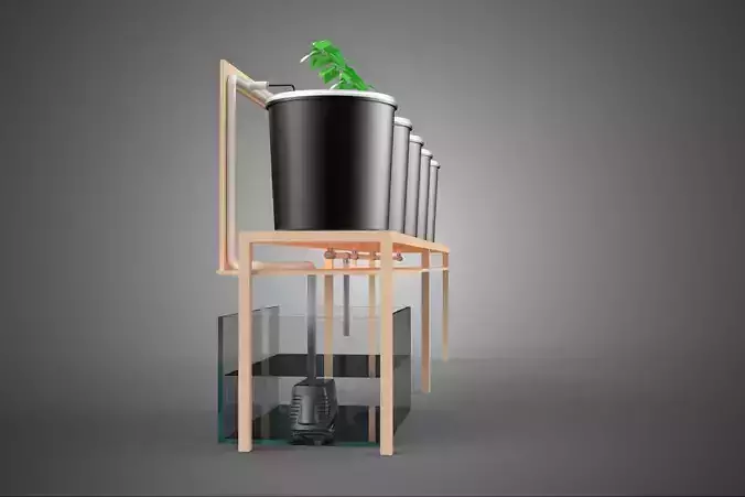 KIT BUCKET DUTCH BATO HYDROPONIC GROWING SYSTEM GARDEN PLANT DIY