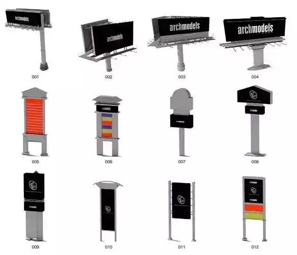 street signs and items