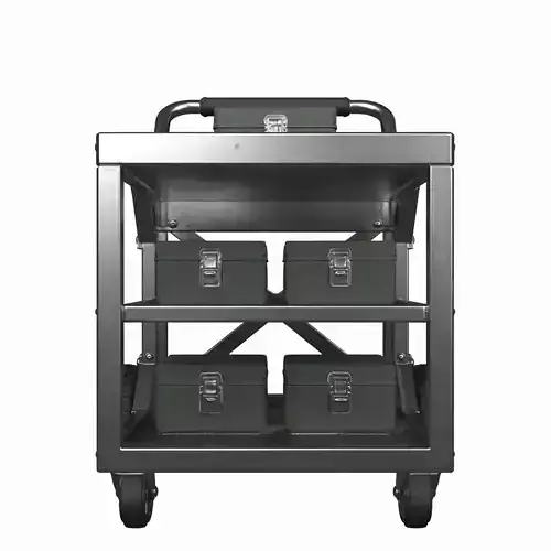 Highly Professional Industrial Steel Bank Vault Security Cart 3D
