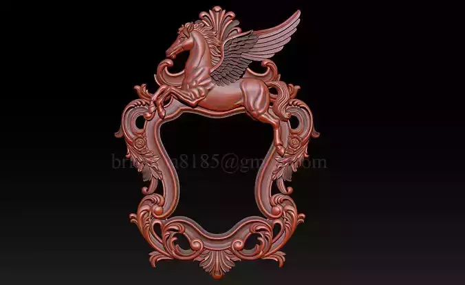 Pegasus Mirror Frame