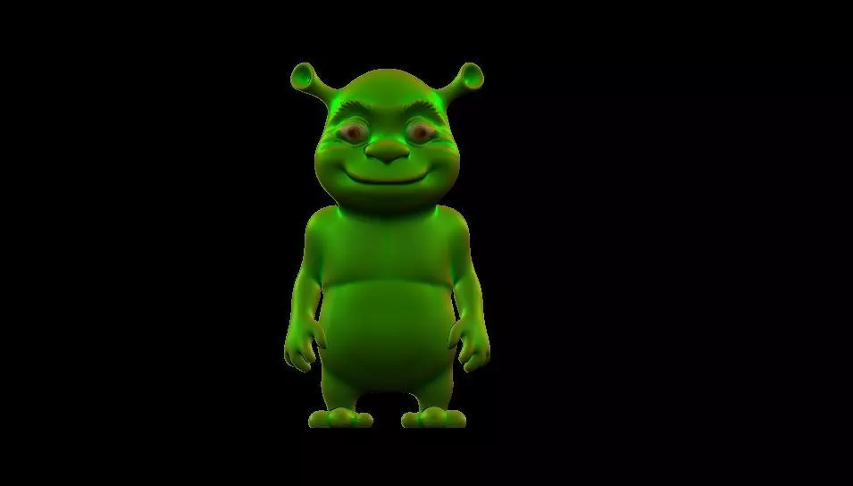 Shrek Toy Model 3D print model