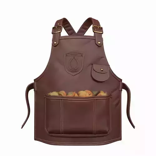 Mastercrafted 3D of Premium Leather Bankers Apron Coin