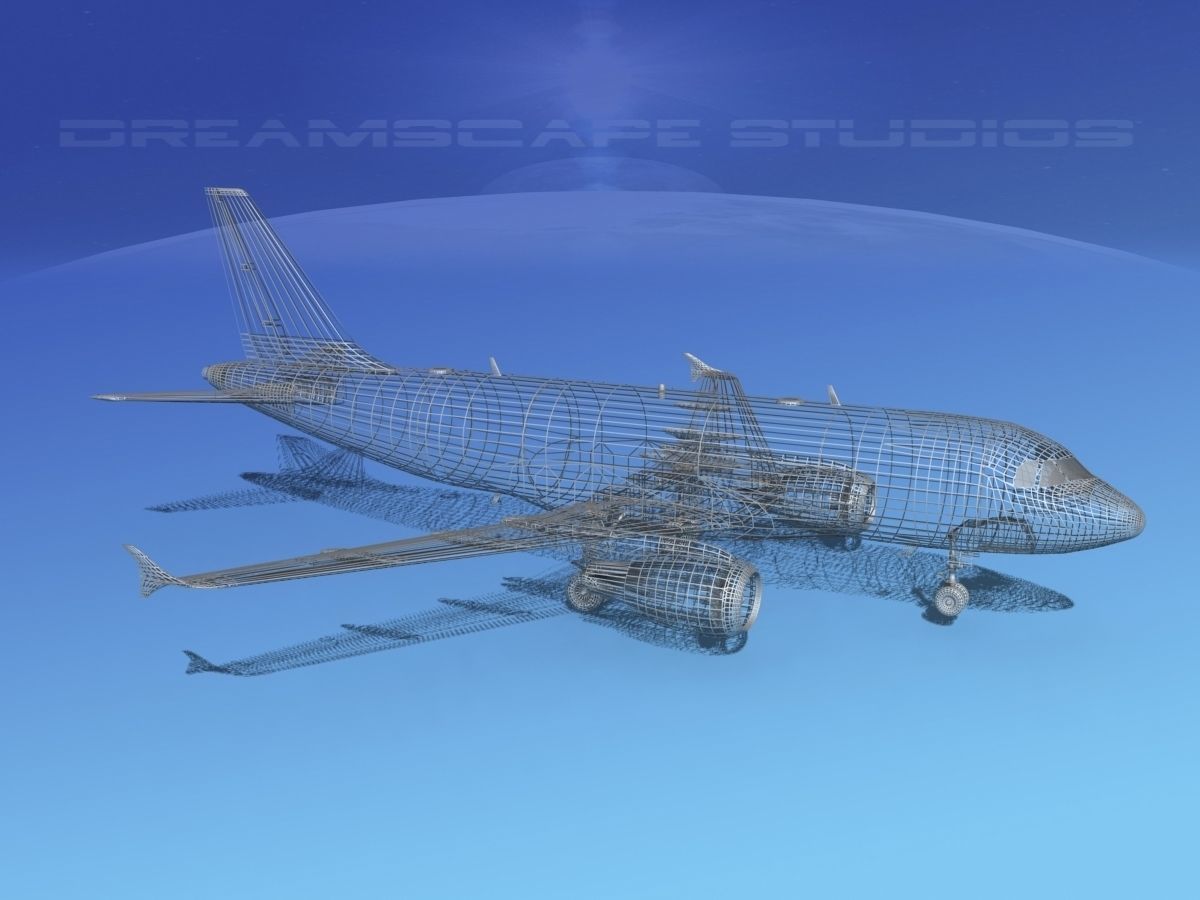 Airbus A319 British Airways 3D model_14