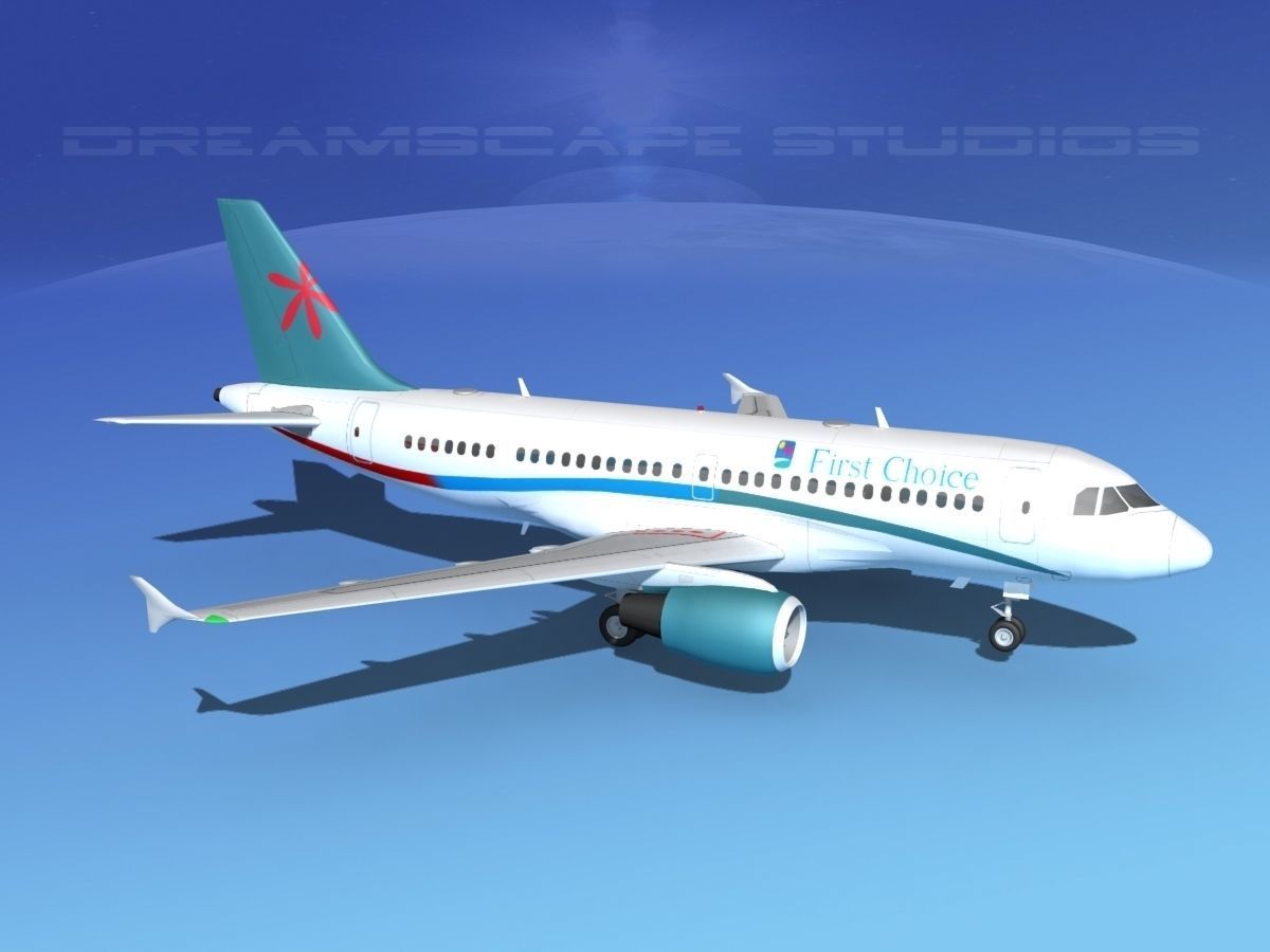 Airbus A319 First Choice Airways 3D model_3