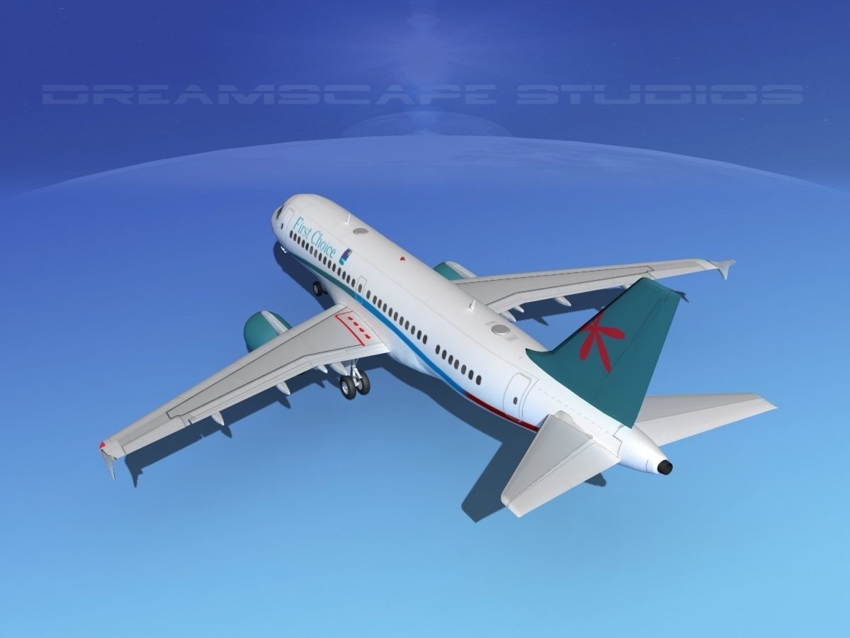 Airbus A319 First Choice Airways 3D model_7