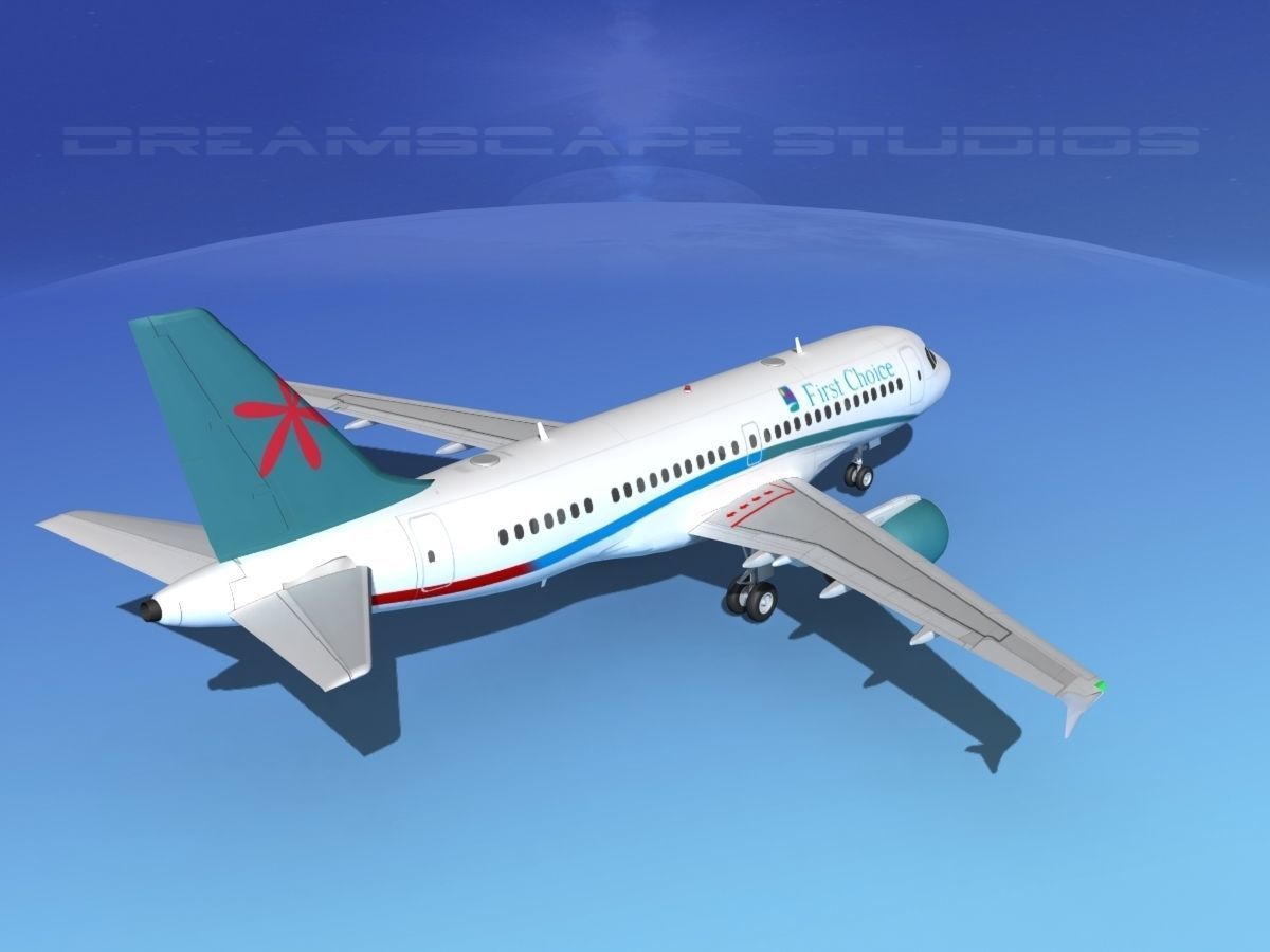 Airbus A319 First Choice Airways 3D model_5