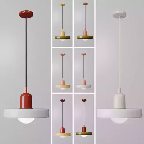 Vibrant Modern Pendant Lamp - Dopamine Decor Style - PBR
