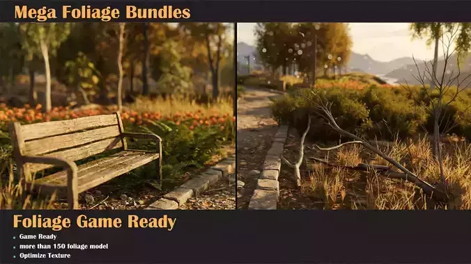 Mega Foliage Bundles 3D model