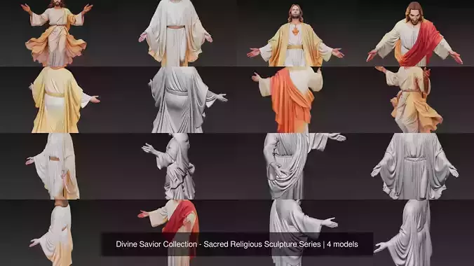 Divine Savior Collection - Sacred Religious Sculpture Series
