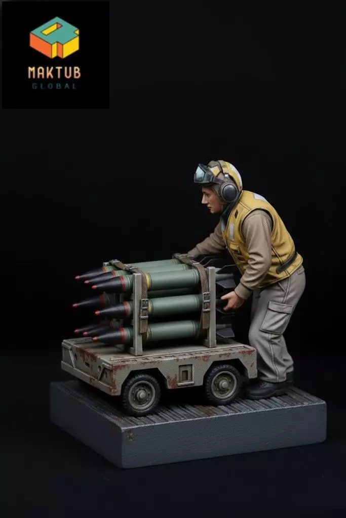 Diorama Militar Missile Loader Military Diorama 3D print model