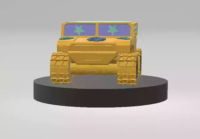 Off-Road Monster Vehicle 3D Printable Model