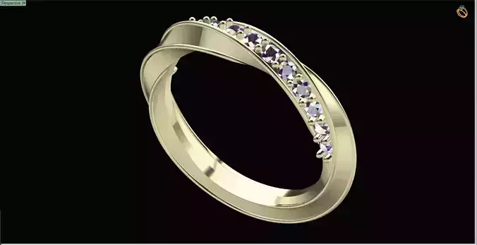 Twisted Pave Eternity Ring File Item 72