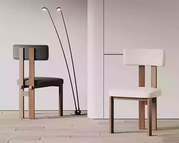 Minimalist Wooden Chairs