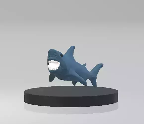 Fierce Shark 3D Printable Model