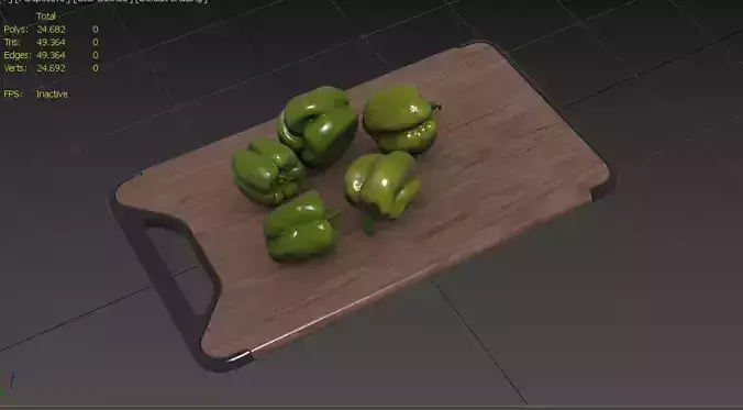 BellPepper  Set02 Low-poly 3D model 3