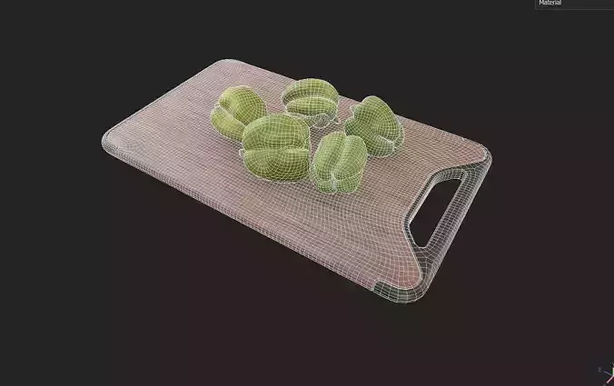 BellPepper  Set02 Low-poly 3D model 7