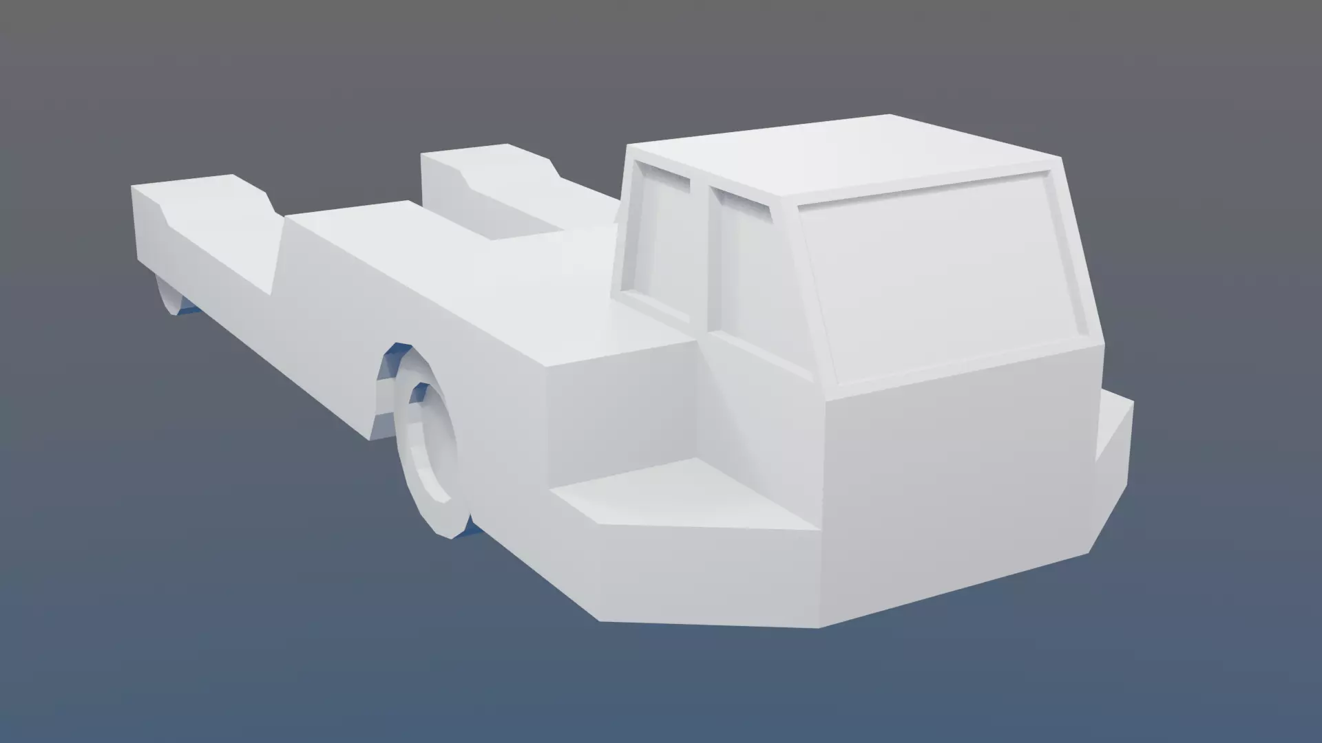 3d Printed Douglas Tow Barless 280 Push back tug 1-400 scale 3D print model