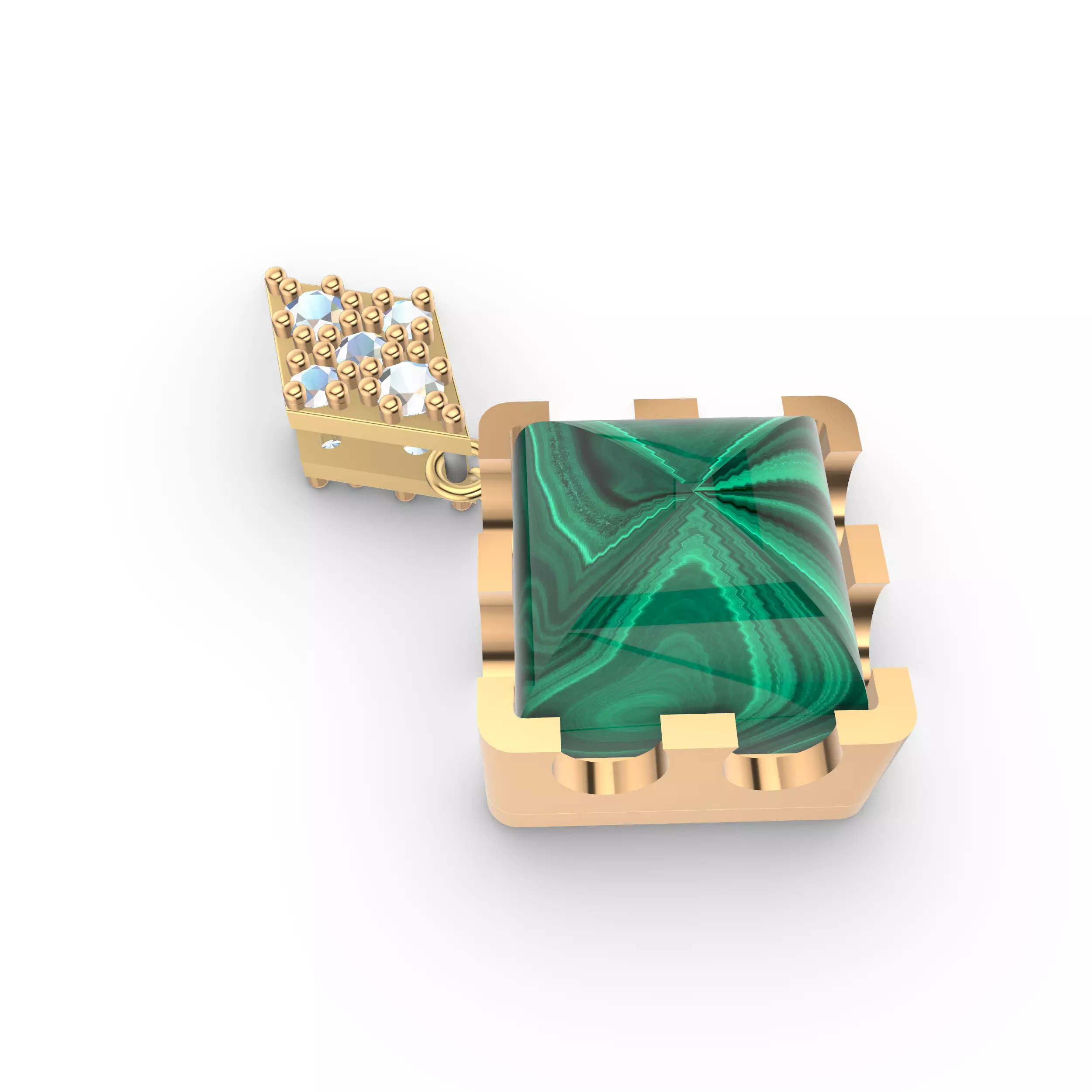 Cabochon Pendant 1 3D print model