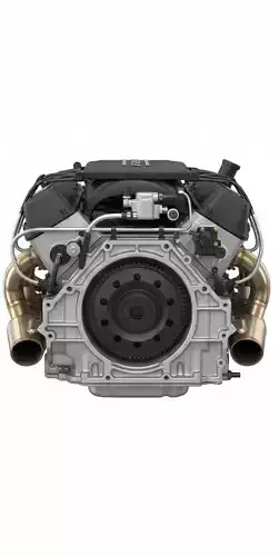 Chevy LS3 - LS7 Small-Block V8 Engine - High-Detail PBR 3D model 2