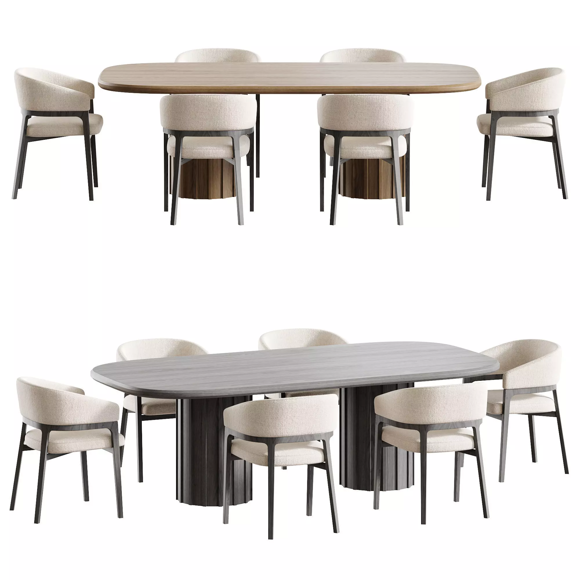 Dining set 3D model