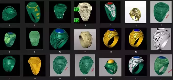 American-Style Ring Collection for Men