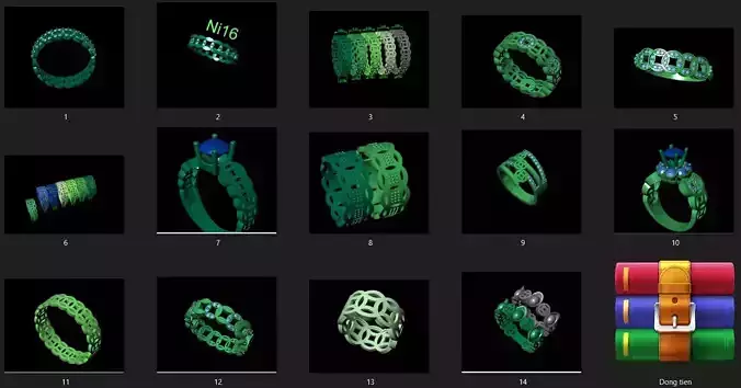 Coin Ring Design Collection Bringing Wealth and Good Fortune