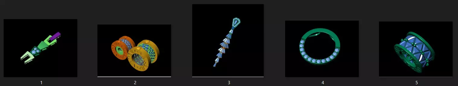 Pendant Design Collection Refined Minimalism Timeless Elegance 3D print model