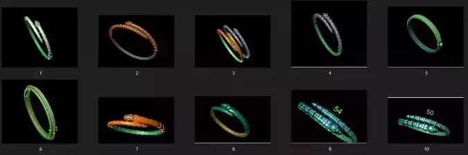 Exquisite  Elegant 3D Bracelet Design Collection
