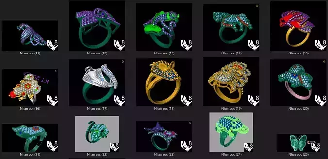 A Collection of Adorable Animal Shaped Rings for Women