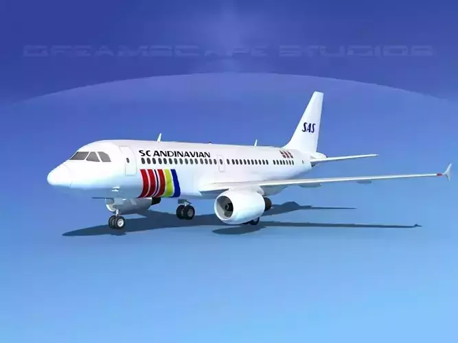 Airbus A319 SAS 3D model