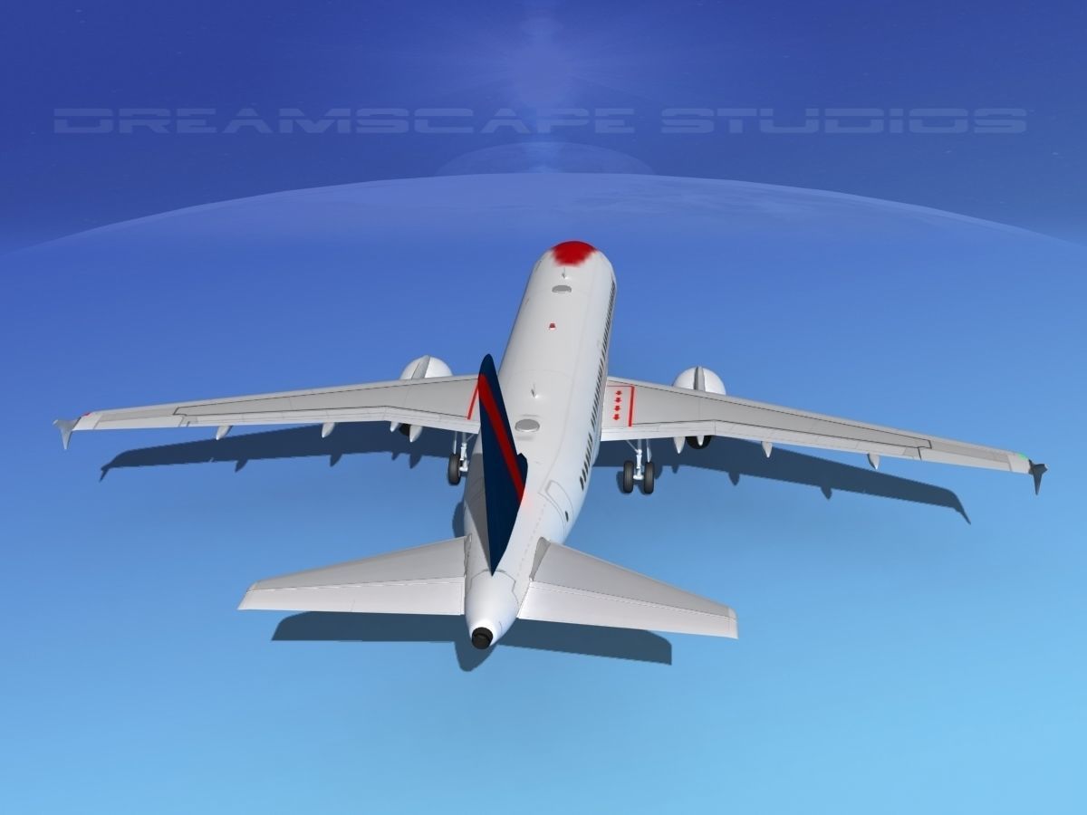 Airbus A319 TACA Airlines 3D model_6